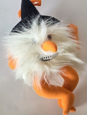 Vintage 1986 Cuddle Wit Witch Plush Sir Laugh-A-Lot Halloween Gnome No Sound
